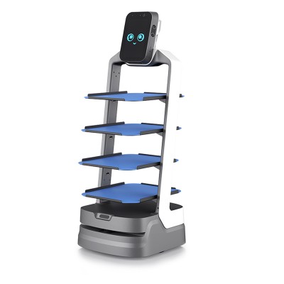 智能送餐機器人 忙時送餐 閑時攬客 招財豹 獵戶星空